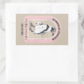 Humbolzenpinguin Rechteckiger Aufkleber (Tasche)