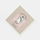 Humbolzenpinguin Serviette (Ecke)