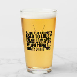 Humbug-Bier-Glas des Rudolph-Bier-Glas-| Bah Glas