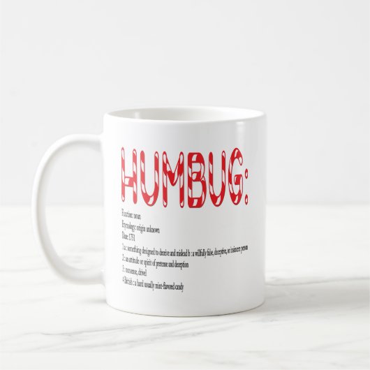 HUMBUG: Definition Kaffeetasse (Links)