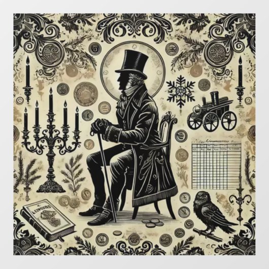 Humbug! Fensteraufkleber (Blatt)