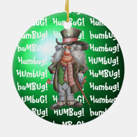 Humbug! Keramikornament (Hinten)