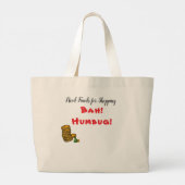 Humbug Sarcastic Large Tote Tasche (Rückseite)