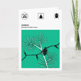 Humbug (Standard) Feiertagskarte