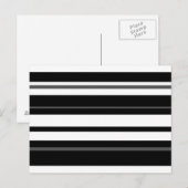 Humbug Stripe Postcard lang Postkarte (Vorne/Hinten)