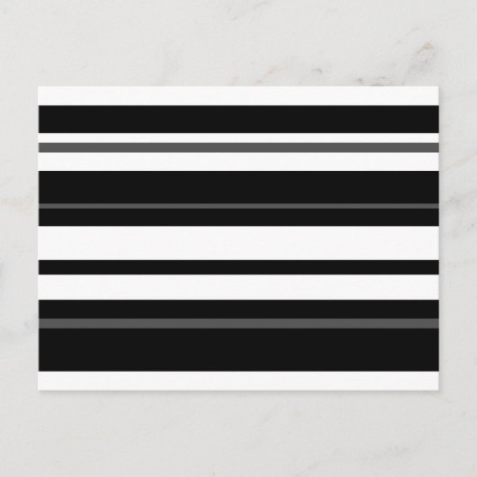Humbug Stripe Postcard lang Postkarte (Vorderseite)