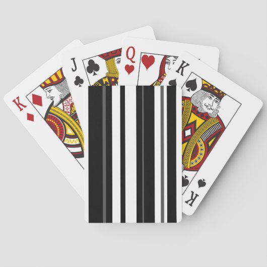 Humbug Stripe vertikal Spielkarten (Rückseite)