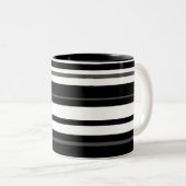 Humbug Stripe zweifarbige Tasse (VorderseiteRechts)