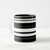 Humbug Stripe zweifarbige Tasse (Vorderseite Links)