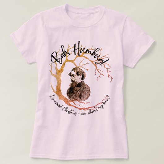 Humbug, wo sind meine Weihnachtsfrauen T-Shirt (Design vorne)