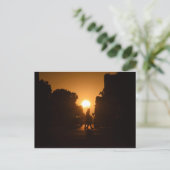 Humday Sunset Over Oakland Postkarte (Stehend Vorderseite)