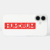 Humdrum-Briefmarke Case-Mate iPhone Hülle (Rückseite (Horizontal))