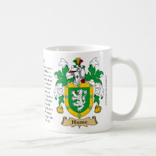 Hume, der Ursprung, die Bedeutung und das Wappen Kaffeetasse