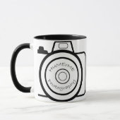 HUMErME Fotografie-Logo-Kaffee-Tasse Tasse (Links)
