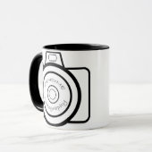 HUMErME Fotografie-Logo-Kaffee-Tasse Tasse (Vorderseite Links)