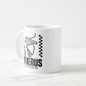 Humerus Funny Bone Kitzler Kaffeetasse (Vorderseite Links)