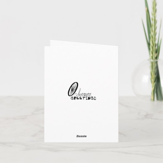 Humerus Geburtskarte Karte (Rückseite)