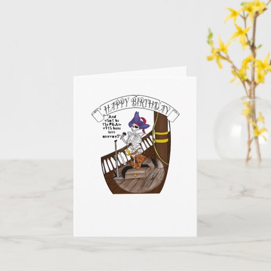 Humerus Geburtskarte Karte (Gelbe Blume)