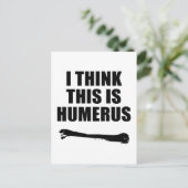 Humerus Postkarte (Stehend Vorderseite)