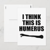 Humerus Postkarte (Vorne/Hinten)