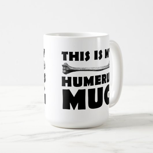 Humerus-Tasse Kaffeetasse (VorderseiteRechts)