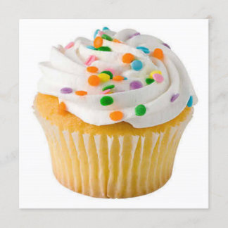 Humige Cupcake beliebt Einladung