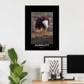 HUMILITY Bald Eagle Motivierend Poster (Heimbüro)