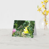 Humingvogel 5 karte (Gelbe Blume)