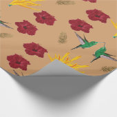 Humingvögel-Inspiration Geschenkpapier (Ecke)