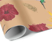 Humingvögel-Inspiration Geschenkpapier (Rolleneckpunkt)
