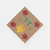 Humingvögel-Inspiration Serviette (Ecke)