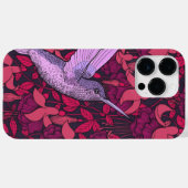 Humingvogel und Fuchsienviolett Case-Mate iPhone Hülle (Rückseite (Horizontal))