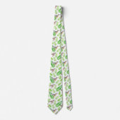 Humingvögel und tropische Blätter Krawatte (Vorderseite)