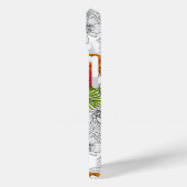 Humingvögel und tropisches Bouquet Case-Mate iPhone Hülle (Rückseite / Links)