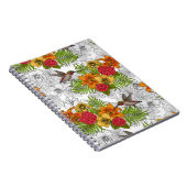 Humingvögel und tropisches Bouquet Notizblock (Rechte Seite)