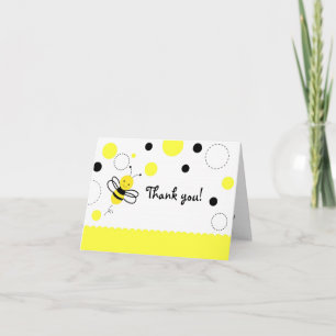 Humle Bee Birthday geklappt Danke Notiz Karten