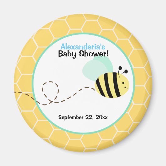 Humle Bee Custom Favor Magnet (Vorne)