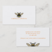 Humle Bee Gold Retail Visitenkarte (Vorne/Hinten)