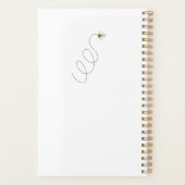 Humle Bee Sonnenblume Personalisiert Gnome Planner Planer (Rückseite)
