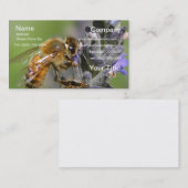 Humle Bee Visitenkarte grün (Vorne/Hinten)