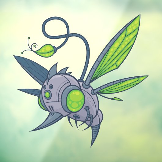 HUMM-BUZZ FENSTERAUFKLEBER (Blatt 3)