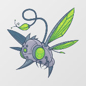 HUMM-BUZZ FENSTERAUFKLEBER (Blatt)