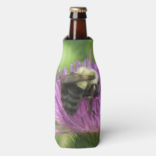 Hummel auf der Flasche Cooler Flaschenkühler (Flaschenvorderseite)