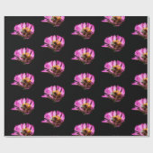 Hummel auf einer Blume Geschenkpapier (Flach)