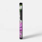 Hummel auf einer Distel iPhone Hülle (Linke Seite)