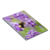 Hummel auf Lavendel Notizblock (Rechte Seite)