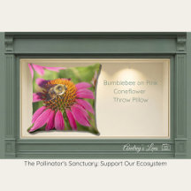 Hummel auf Pink Coneflower
