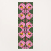 Hummel auf rosa Daisy Blume Abstrakt Yogamatte (Vorderseite)