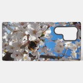 Hummel auf Wildkirschenblüte Samsung Galaxy Hülle (Rückseite (Horizontal))