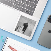 Hummel Aufkleber (Laptop mit iPhone)